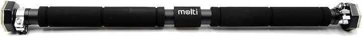 molti Klimmzugstange Türrahmen, verstellbar 63–100 cm, ohne Bohren montierbar, rutschfeste Griffe, b
