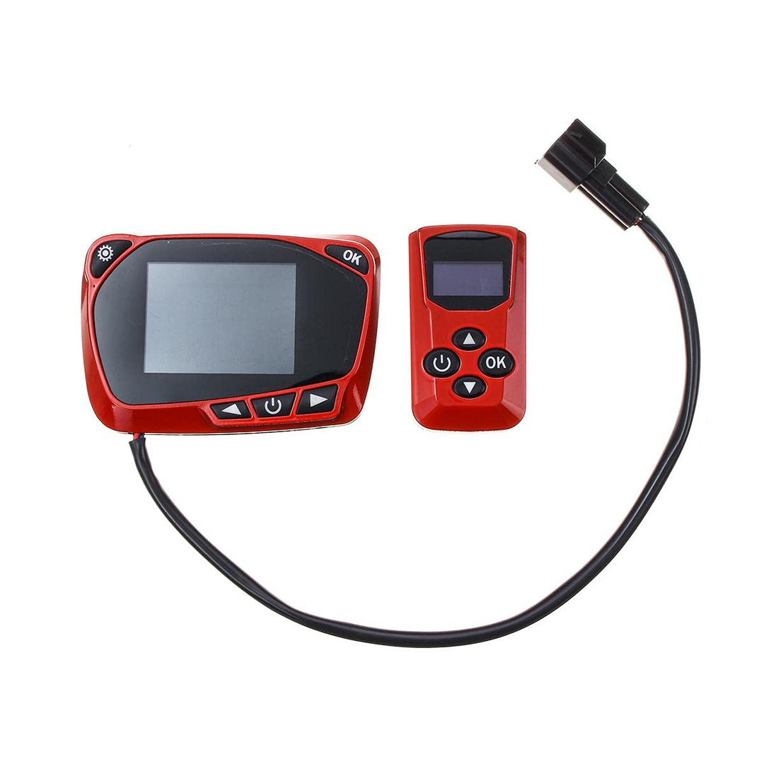 TOTMOX 12V/24V LCD Thermostat Display Schalter und Fernbedienung Kit für Auto Diesel Luft Standheizu