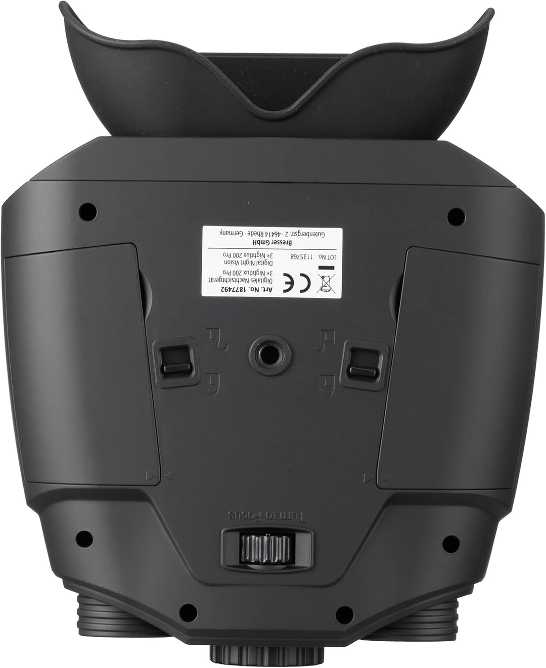 Bresser digitales Nachtsichtgerät Binokular 3X Nightlux 200 Pro mit digitalem Zoom (2-Fach), Infraro