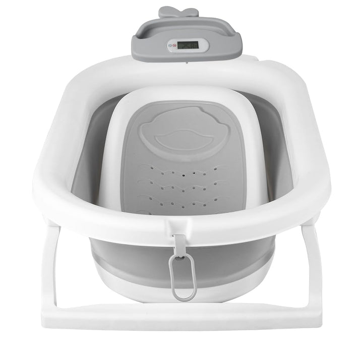 Faltbare Babybadewanne, geeignet für Babys von 0 bis 36 Monaten, ergonomisch und platzsparend, Babyw