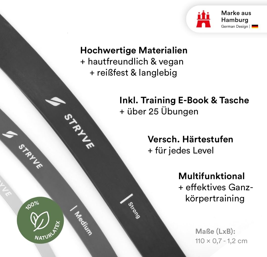 Fit for Fun STRYVE Power Bands Einheitsgrösse, Einheitsgrösse