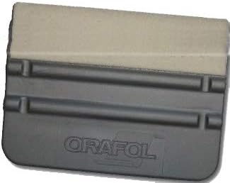 UvV Orafol 1 x Filzrakel + 3 x 1 Meter Reflexite Konturmarkierungsfolie silber-weiss, gelb und rot