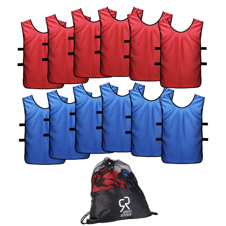 Sporttrikot für Kinder, Junioren und Erwachsene (12er Pack) Perfekt für Basketball, American Footbal