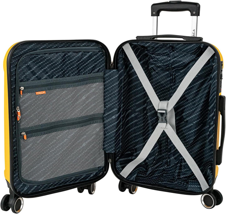 ITACA - Reisekoffer der Firma Set Koffer 4 Rollen - Set Reisekoffer ABS - Set Robuste und leichte Re