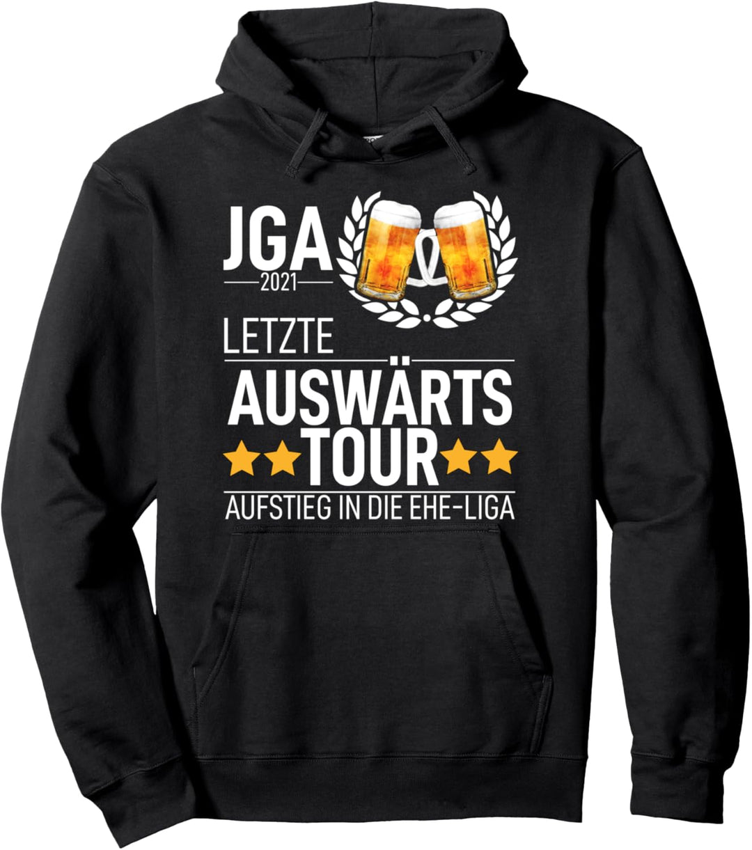 Team Bräutigam Letztes Auswärtsspiel Junggesellenabschied Pullover Hoodie