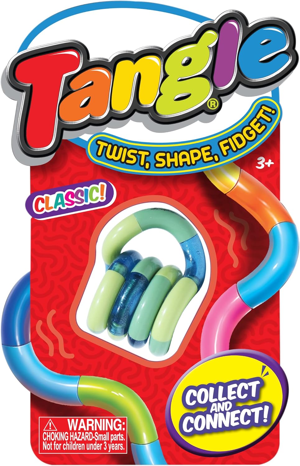 Tangle Jr. Classic Fidget Toy, Sortiert