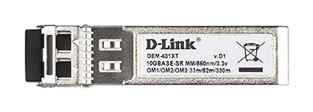 D-Link DEM‑431XT SFP+ Transceiver (unterstützt 10 Gbit/s Ethernet)