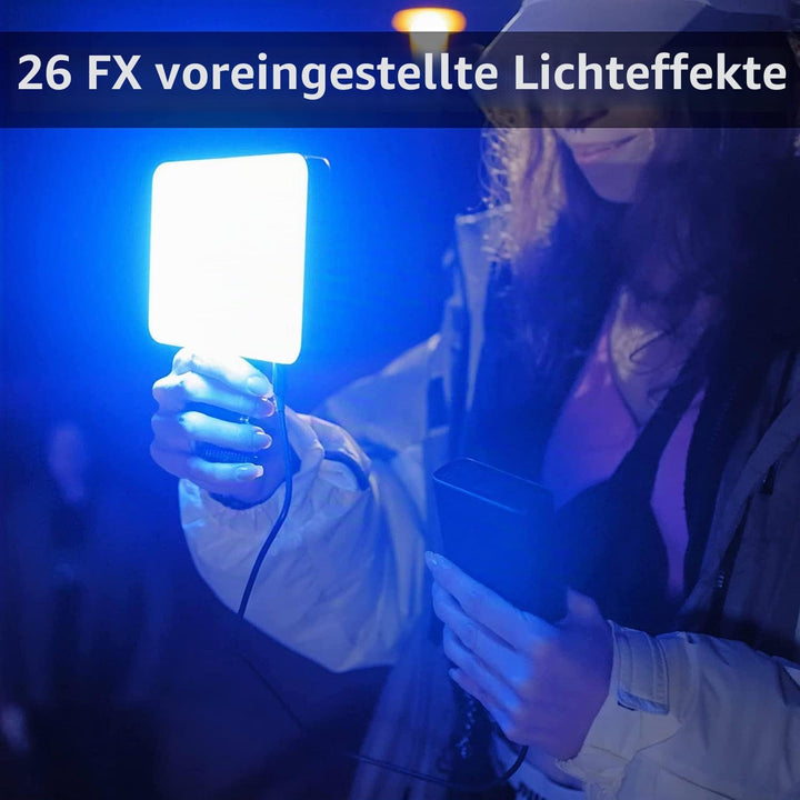 VILTROX RGB LED Panel Licht auf Kamera Fotografie Videolicht 2600K-6800K dimmbare Video Beleuchtung