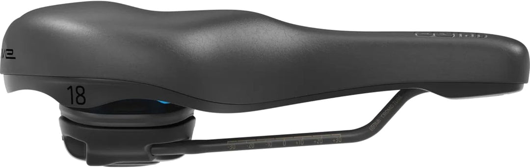 SQlab Unisex – Erwachsene 621 Ergolux Active 2.1 Fahrradsattel 21 cm Schwarz, 21 cm Schwarz