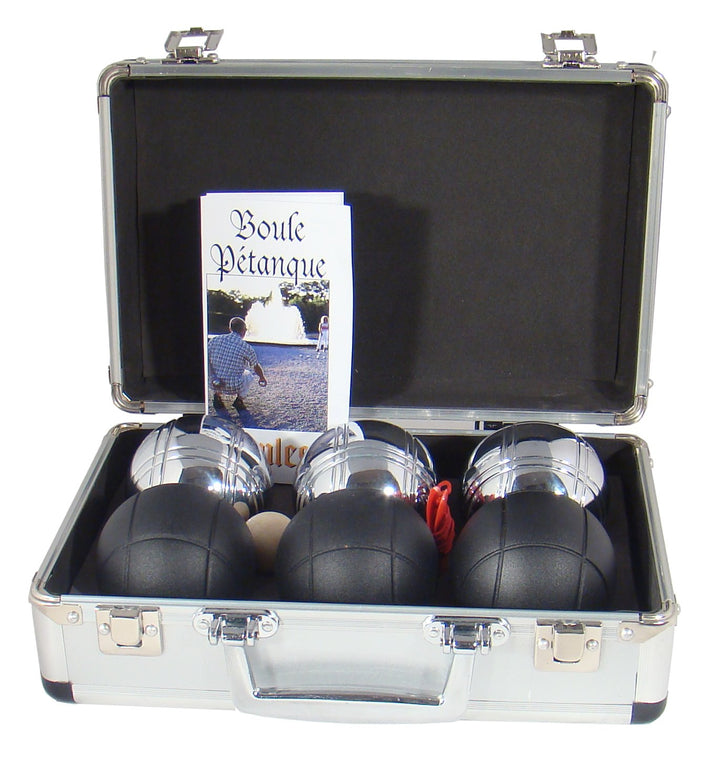 Sunsport 211-2030 - Petanque Set Alsace, Durchmesser 7.3 cm, schwarz - schwarz