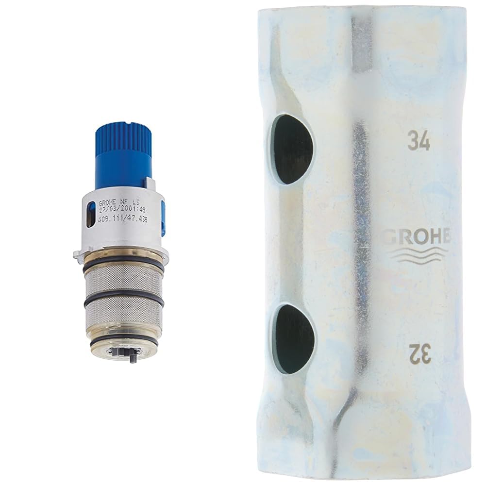 GROHE | Zubehör - Thermostat-Kompaktkartusche | 1/2 Zoll | 47439000 & Zubehör - Steckschlüssel, Chro