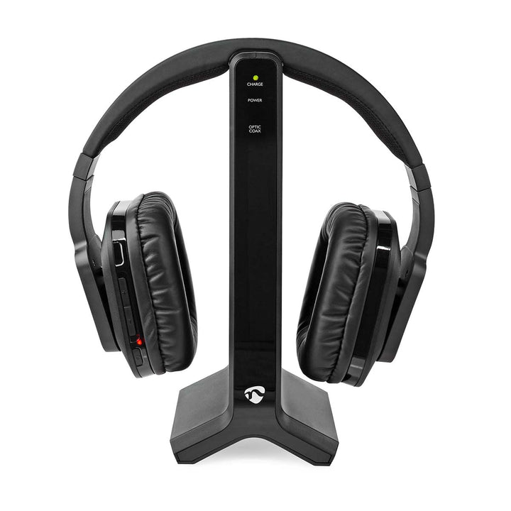NEDIS Wireless-TV-Kopfhörer | RF | Über Ohr | max. Batteriespielzeit: 8 hrs | 25 m | Digital Audio |
