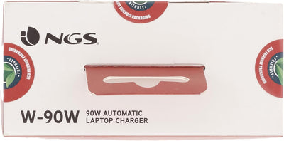 NGS W-90-90W Automatisches Universal Laptop-Ladegerät, Ladegerät mit 5V-2A USB Ausgang und 9 Adapter