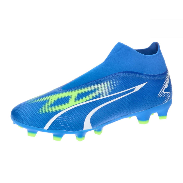PUMA Herren Ultra Match+ Ll Fg/Ag Fussballschuh 44.5 EU Ultra Blue Puma White Pro Grün, 44.5 EU Ultr