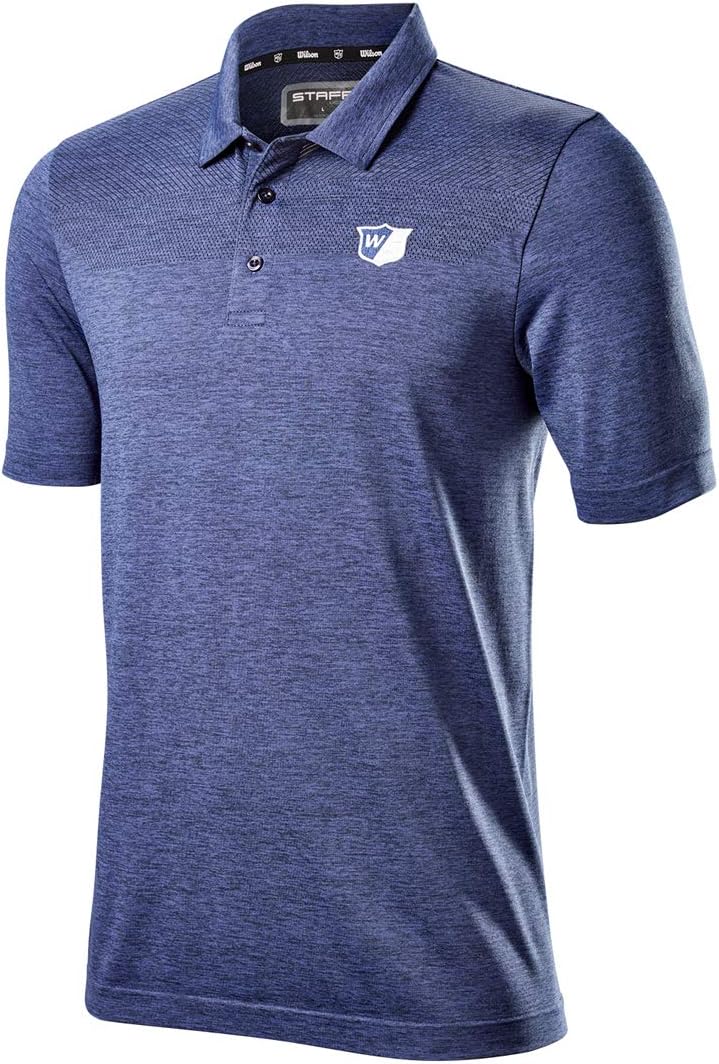 Wilson Herren Staff Model Polo Polo Shirt S Blau, S Blau