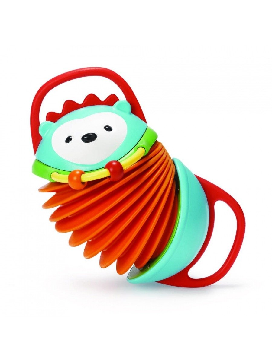 Skip Hop Explore &amp; More Igel Akkordeon mit Beissring, Spielzeug Musikinstrument ab 6 Monaten Akkorde
