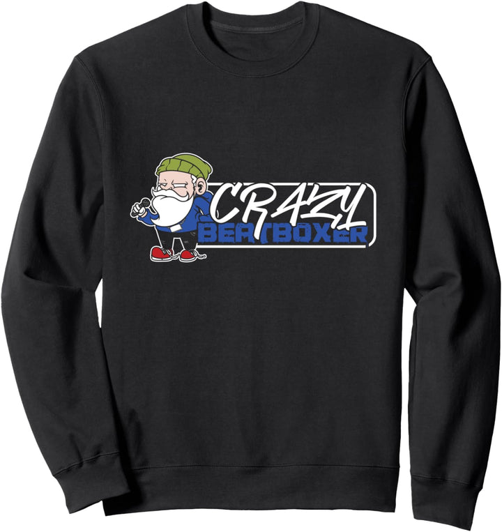 Beatbox Ghetto Beatboxer Cooler Sänger Hiphop Rap Künstler Sweatshirt