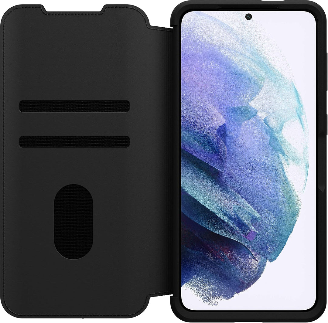 OtterBox Strada Hülle für Samsung Galaxy S21+ 5G, stossfest, sturzsicher,Premium Lederfolio mit zwei