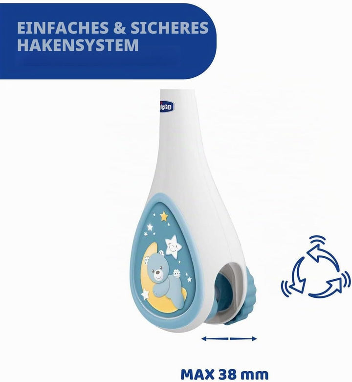 Chicco Next2Dreams Babybett Mobile mit Licht und Musik - 3 in 1 Baby Mobile Kompatibel mit Next2Me B