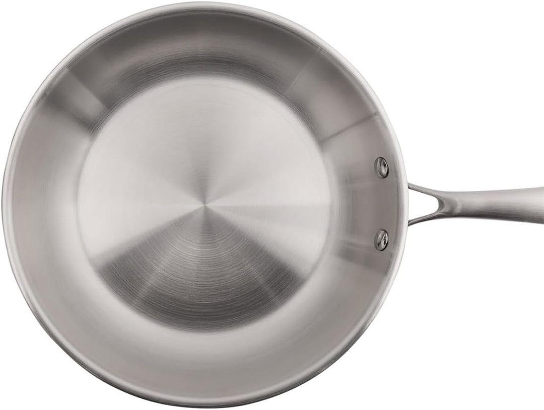 Cuisinox Gourmet Wok 28 cm Edelstahl – Triply – für alle Herdarten einschliesslich Induktion geeigne