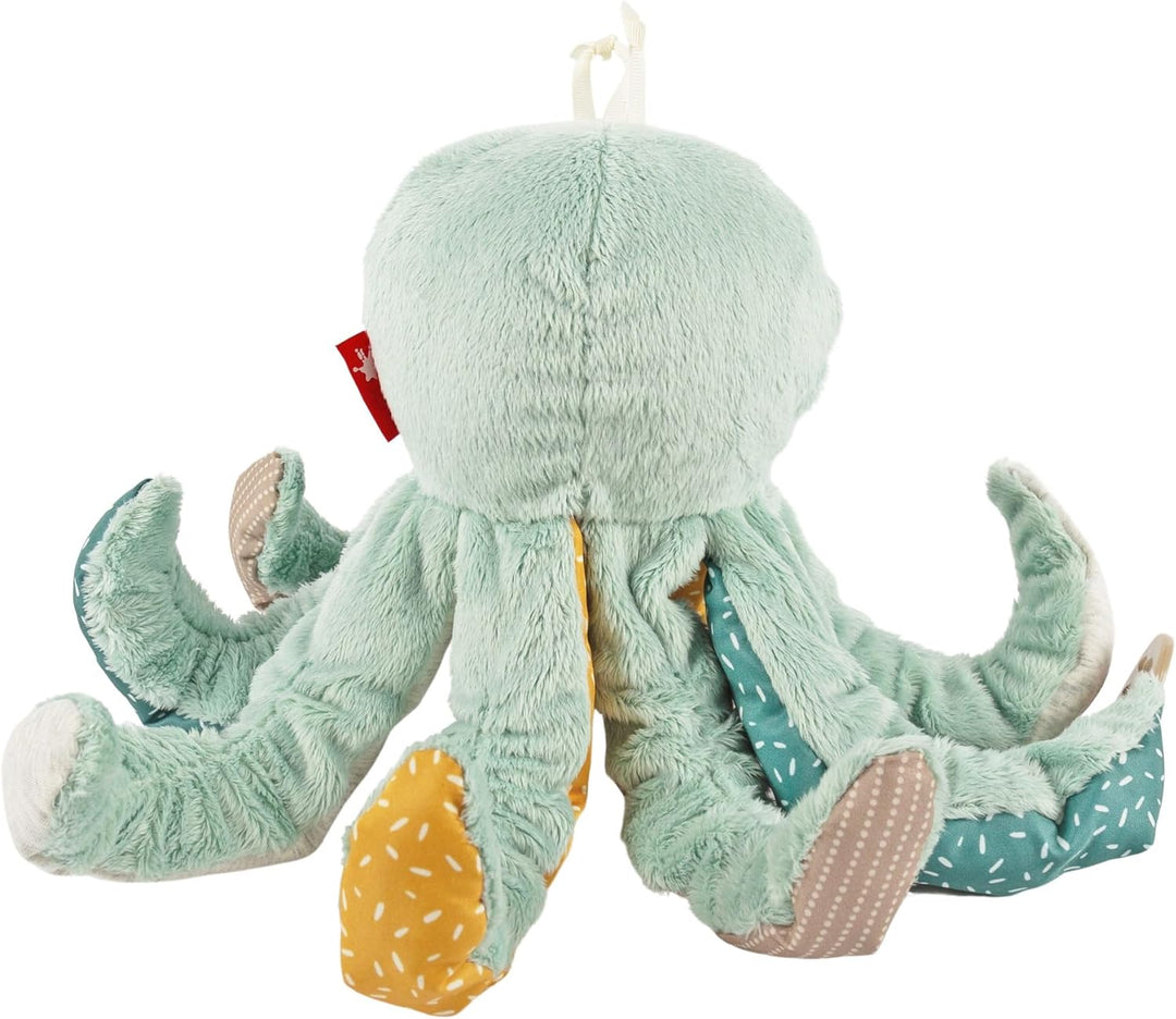 sigikid 43172 Babyaktivspielzeug Stofftier Krake, mintgrün, Mintgrün