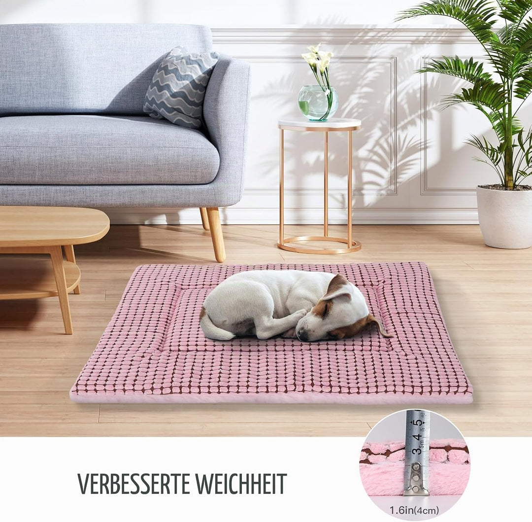 BVAGSS Orthopädisches Hundebett, Waschbar Hundekissen flauschig Hundematte, Umkehrbar Weiche und War