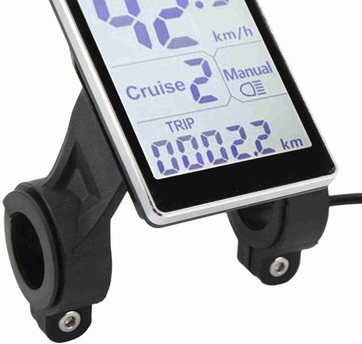 Alomejor Wasserdichtes LCD-Display f¨¹r Elektrofahrr?der, Ersatzpanel f¨¹r Scooter, 500C-kompatibel,