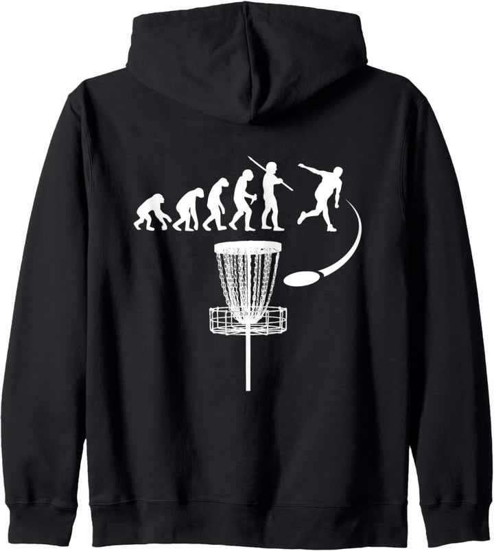 Funny Disc Golf Player Clothes Evolution Humor Men Women Kapuzenjacke