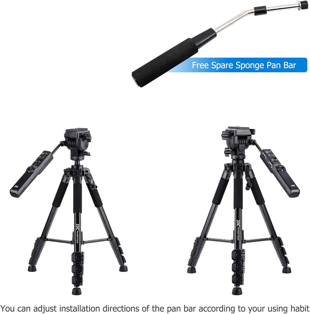 JJC VCT-VPR1 Kompaktfernbedienungsstativ für Sony Alpha A7R IV A7 III A7S II A9 A6000 A6600 A6500 A6