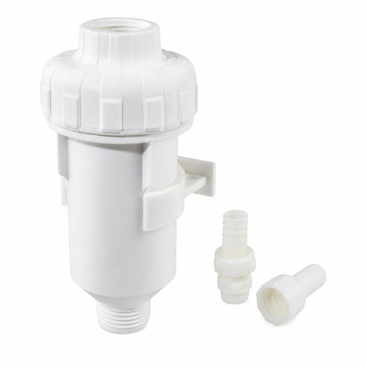 Neutraler Acid-Filter. Neutralisiert Säure-Kondensat, verlängert die Lebensdauer und reduziert die W