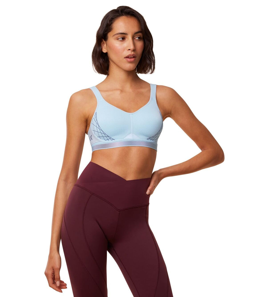 Triumph Damen Triaction Cardio Flow P Ex Sport-BH 75D Sky Blue, 75D Sky Blue