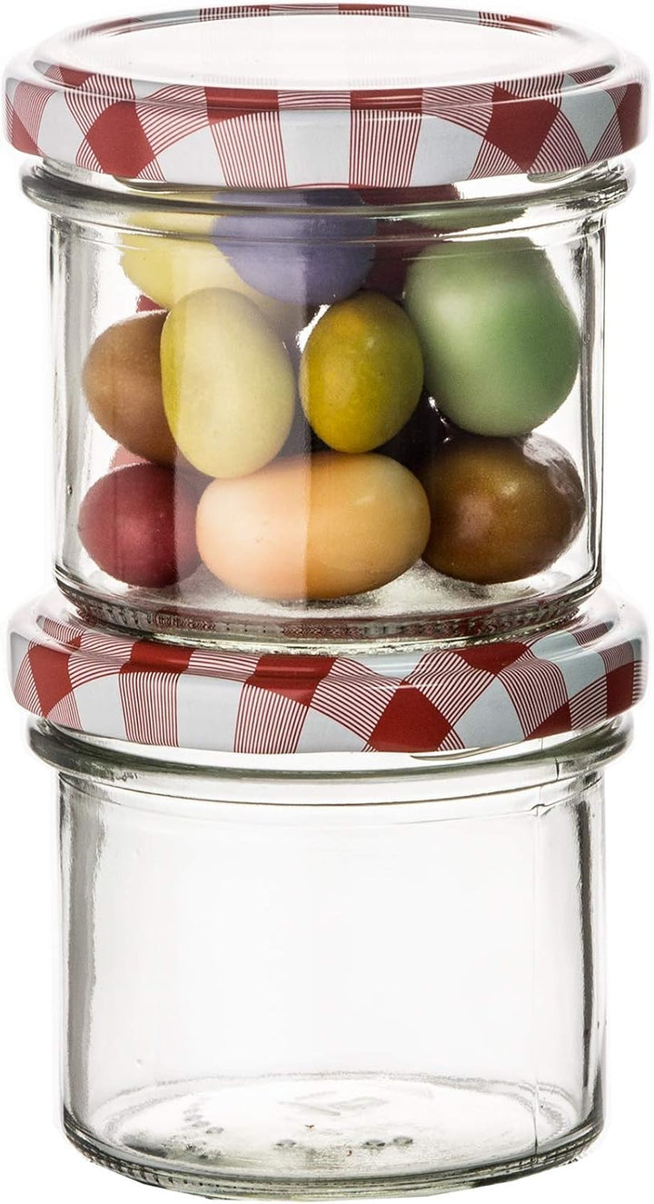 BigDean 24er Set Marmeladenglas 125 ml Sturzglas Einmachglas Einweckglas