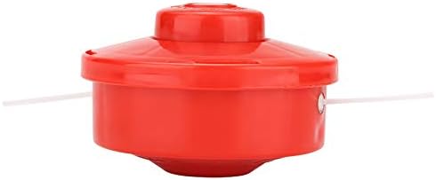 Zerodis Universal Rasentrimmerkopf, 3-Stück Set, Rot, Kunststoff, 10.5cm Durchmesser, Ersatzteil für