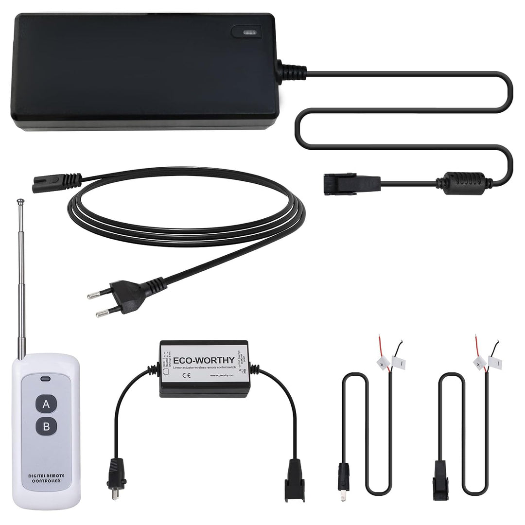 DCHOUSE Linearaktuator-Controller DC8-30V 5A Drahtloses Fernbedienungs-Motorsteuerungs-Kit mit 12V A