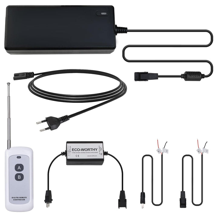 DCHOUSE Linearaktuator-Controller DC8-30V 5A Drahtloses Fernbedienungs-Motorsteuerungs-Kit mit 12V A