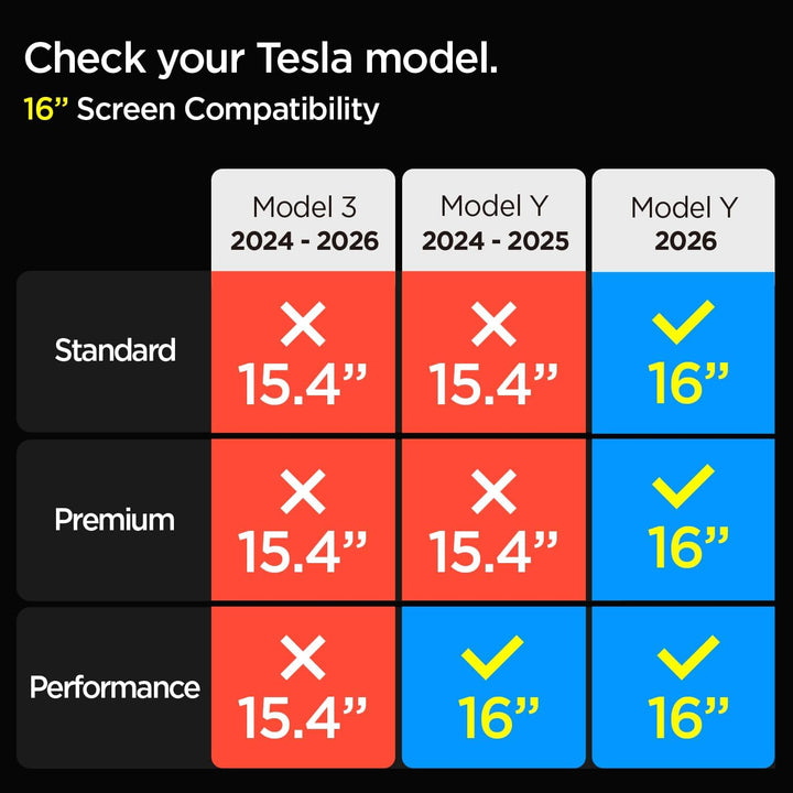Spigen Glas.tR EZ Fit Schutzfolie für Tesla Model Y L(2026), Model Y Standard(2026), Model Y Perform
