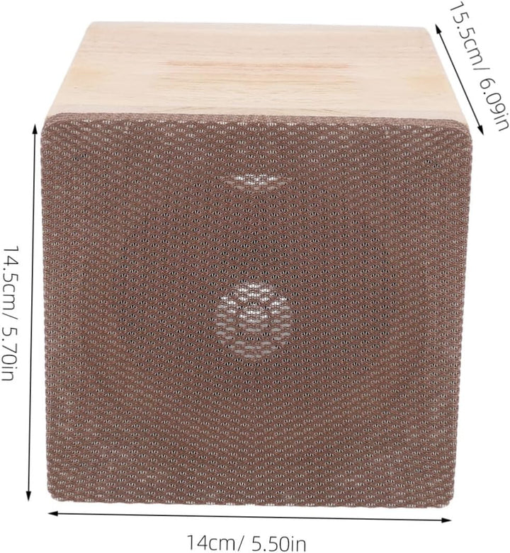 TOYANDONA Lautsprecherbox für Auto und LKW 4 Zoll Holz Audiobox mit Robuster Struktur Einfache Insta