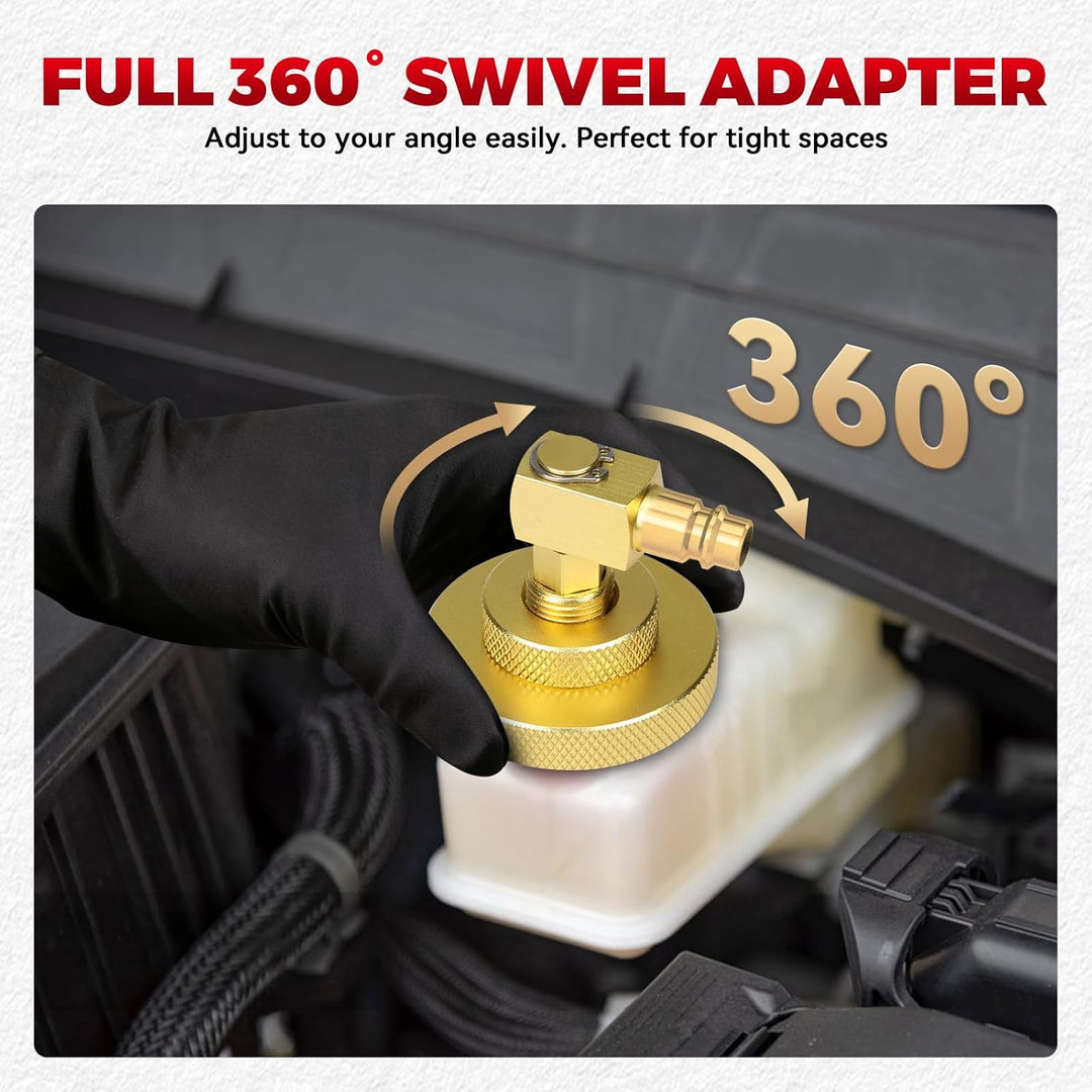 58mm Bremsenentlüftungsgerät Adapter Bremsenentlüftungsadapter für JAC KIA BAIC Hyundai Infiniti Sub