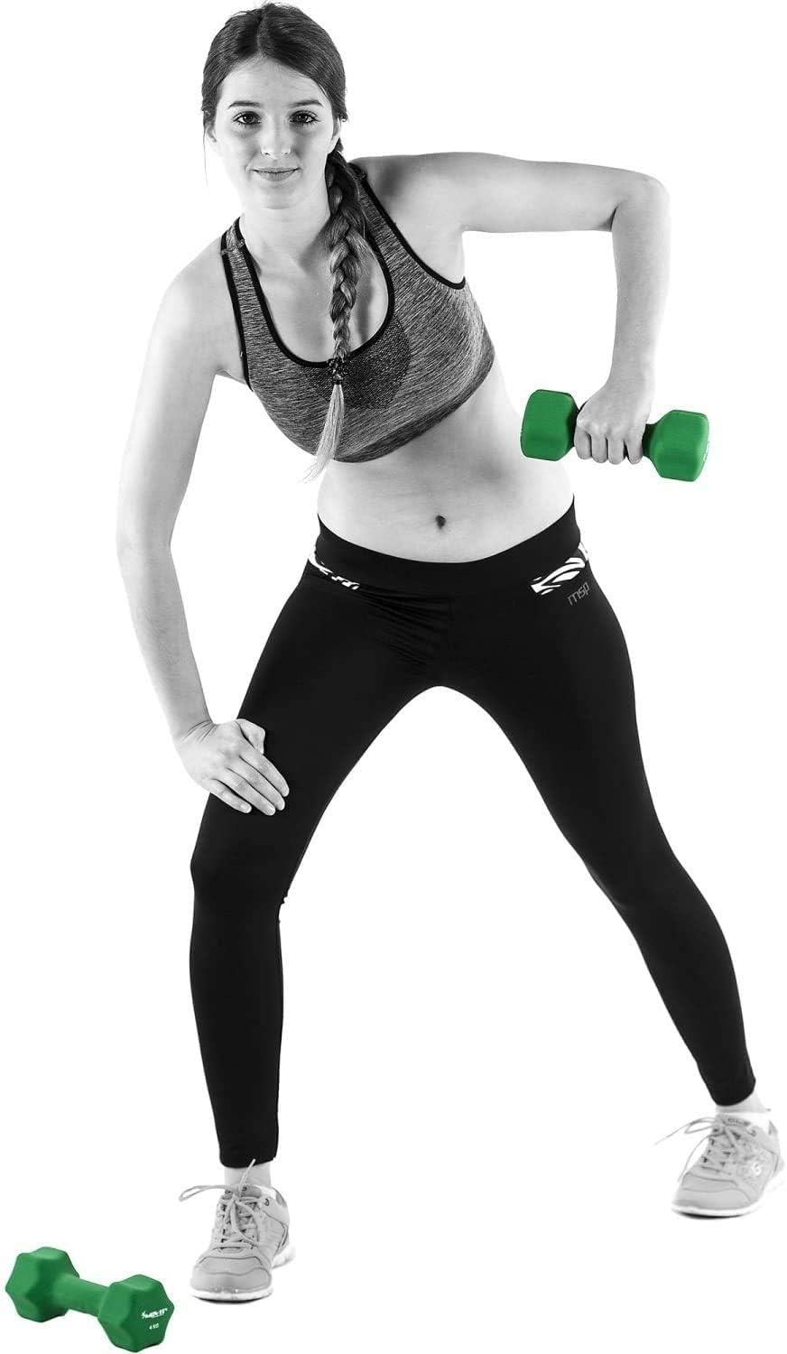 Kurzhanteln aus Neopren oder Vinyl, rutschfest, von 1 – 1,5 – 2 – 2,5 – 3 – 5 – 6 – 15 – 20 kg, einz