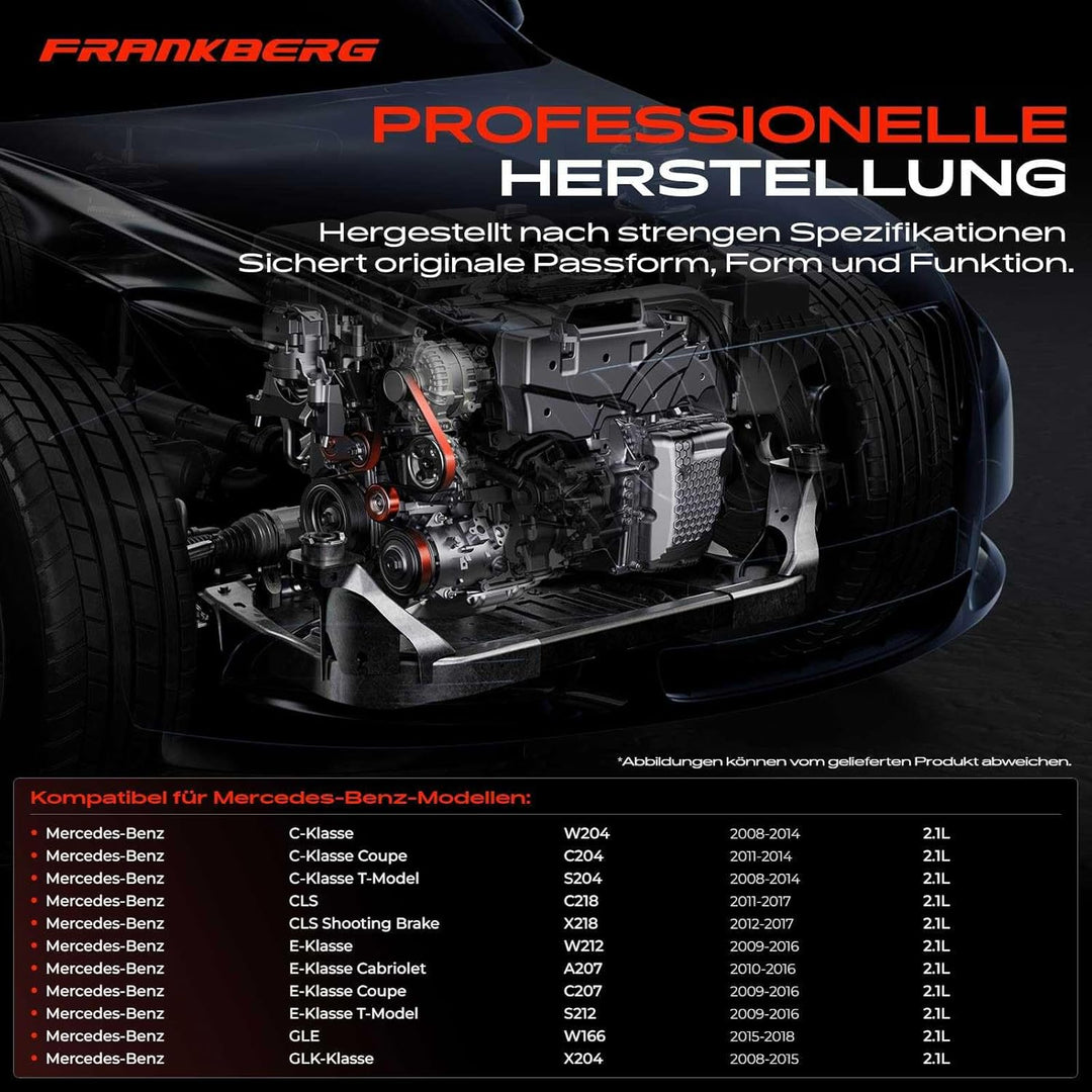 Frankberg Spannrolle Riemenspanner für W204 C204 S204 C218 X218 W212 A207 C207 S212 W166 X204 W166 W