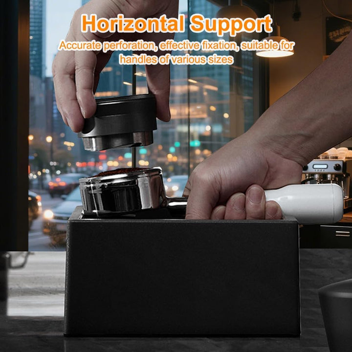 Abklopfbehälter für Siebträger - Abschlagbehälter für Siebträger, Espresso Knock Box für Kaffeesatz,