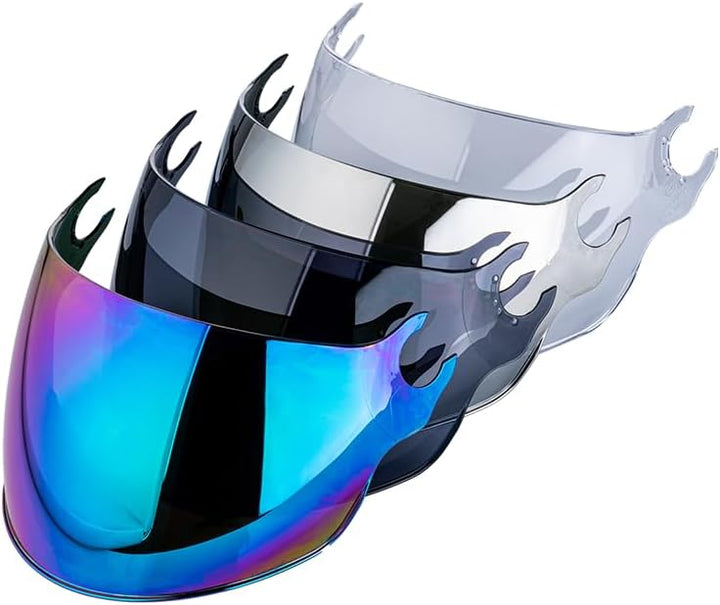 Helm Visier für LS2 of562,Motorrad Wind Schild Helm Objektiv Visier,Motorradhelm Visier,Integralhelm