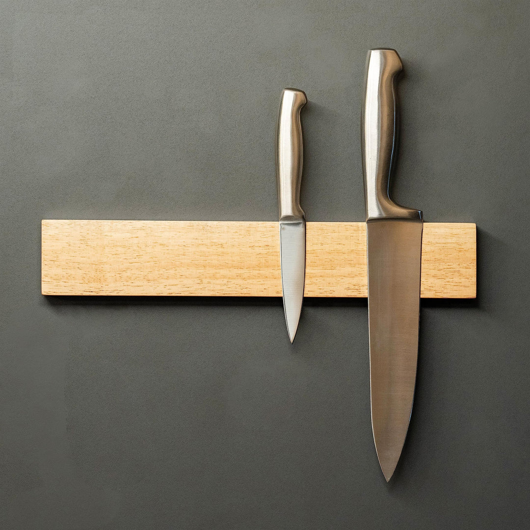 Magnetleiste Messer, Messerhalter aus massivem Holz, einfache Montage, multifunktional für alle magn