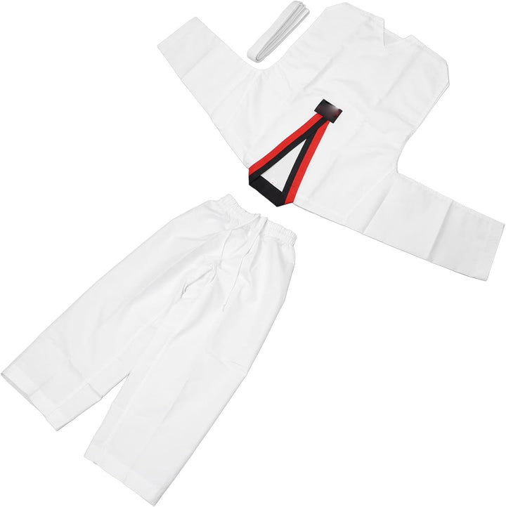 VGEBY Taekwondo-Anzug, Bequem und Atmungsaktiv, Trainingsuniform, mit K?rpergr??e 136 bis 146 cm for