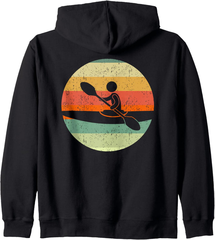 Kajakfahren, Sonnenuntergang, See, Kanu, cooles Kajak Kapuzenjacke