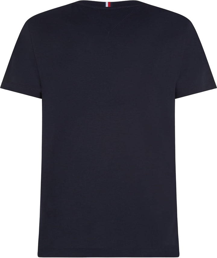 Tommy Hilfiger Herren H Emblem Tee Mw0mw33687 Kurzarm T-Shirts XXL Grosse Grössen Tall Blau (Desert