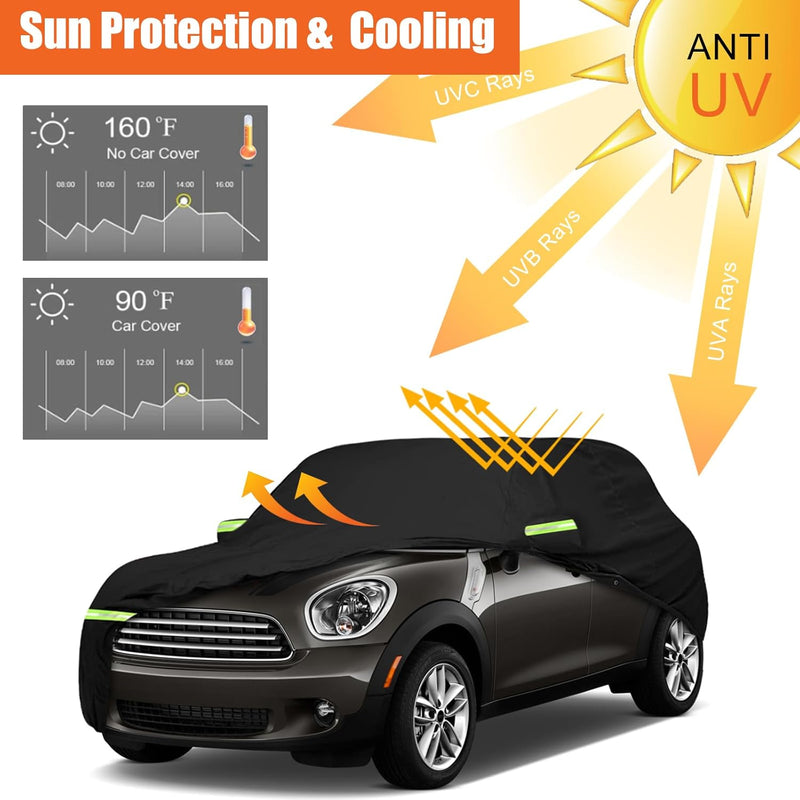 Autoabdeckung Passend für Mini Countryman R60 (2010-2016)/Mini Paceman R61 (2012-2016), wasserdichte