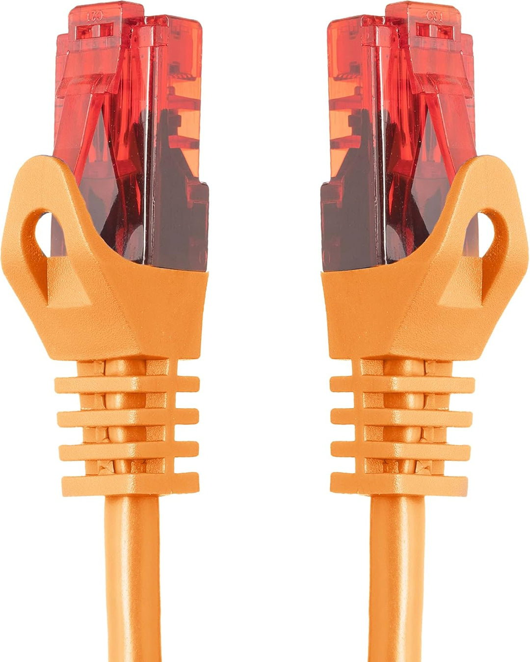 BIGtec - 5 Stück - 20m Gigabit Netzwerkkabel Patchkabel Ethernet LAN DSL Patch Kabel orange (2x RJ-4