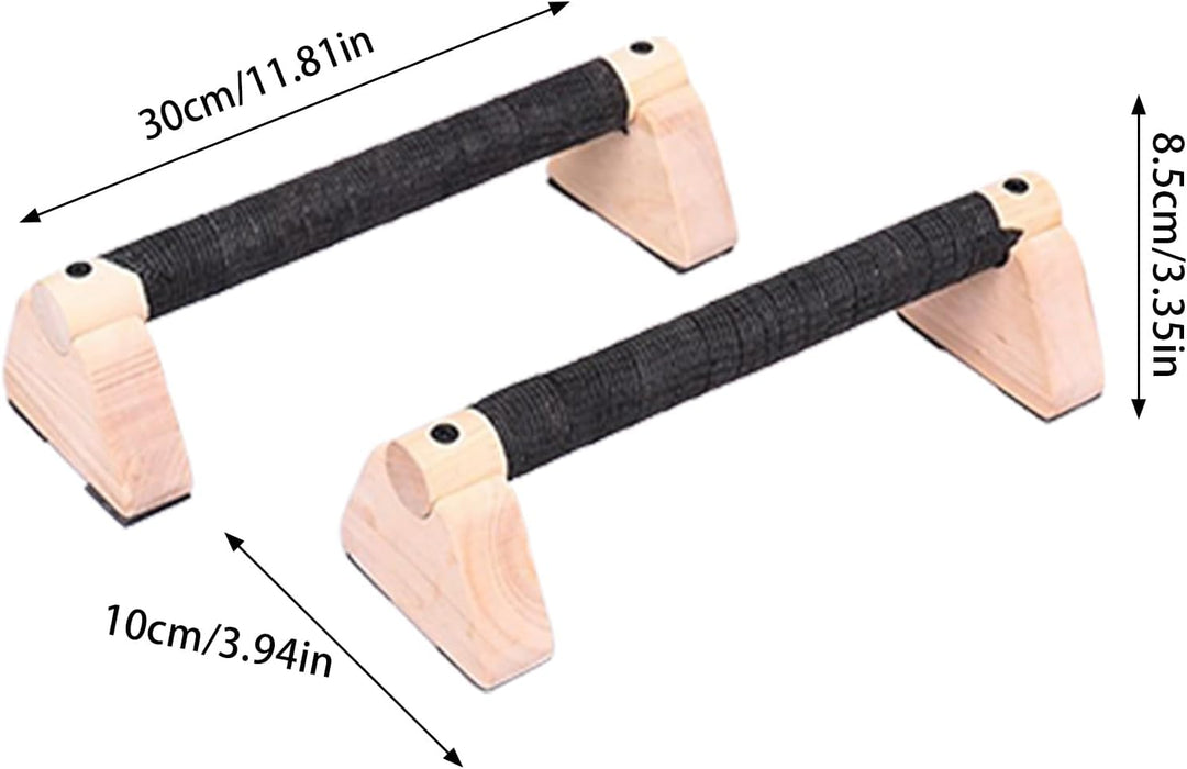Liegestützstange, Parallettes Bars Liegestützgriffe für Boden, 2X Workout-Ausrüstung, Heim-Fitness-Z