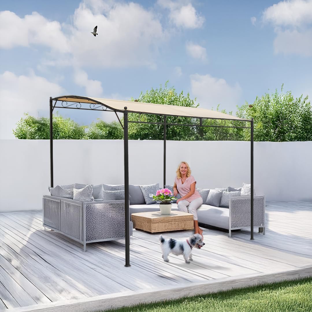 Grindi - Garten Pergola Pavillon Terrassendach - Andros 2,5x3m - wasserdichtes & stabiles Sonnenschu